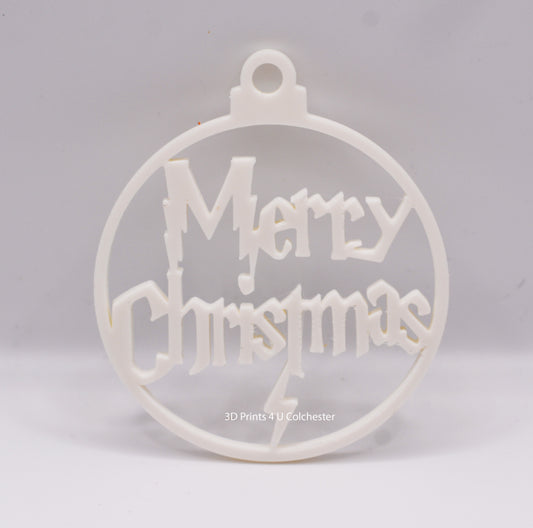 Merry Christmas HP style Bauble